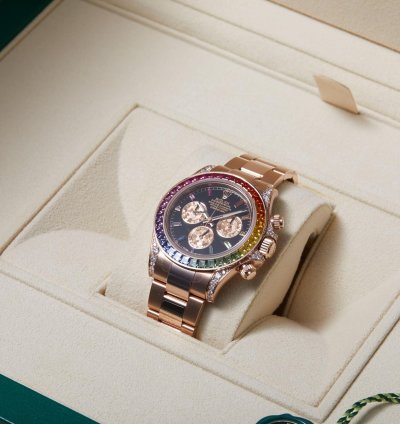 Rolex Daytona Rainbow 116595rbow - Unworn Stickered - Box Papers - Rolex Warranty - 2022