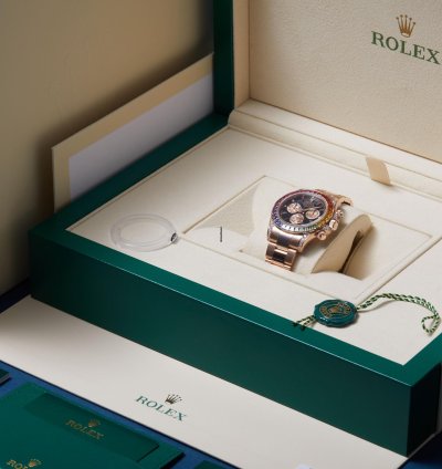 Rolex Daytona Rainbow 116595rbow - Unworn Stickered - Box Papers - Rolex Warranty - 2022