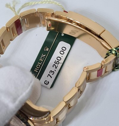 Rolex Daytona Rainbow 116598 Super Rare 100 Nos Full Set Full Stickers