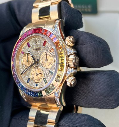 Rolex Daytona Rainbow Pave Dial Off Catalogue