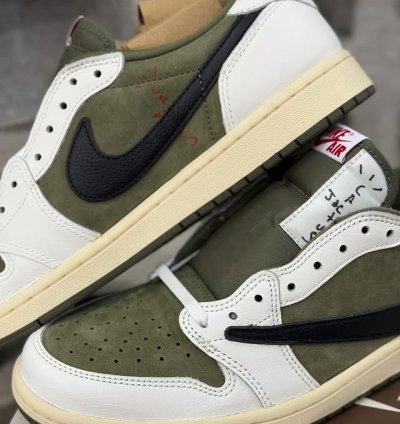 Jordan 1 Retro Low Og Sp Travis Scott Medium Olive