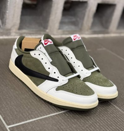 Jordan 1 Retro Low Og Sp Travis Scott Medium Olive