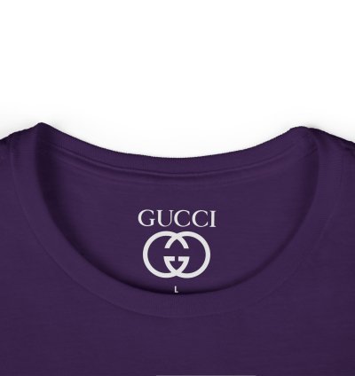 Gucci Gg Logo Women Purple T-shirt - Size Usa