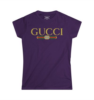 Gucci Gg Logo Women Purple T-shirt - Size Usa