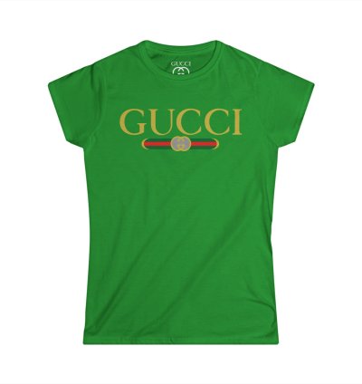 Gucci Gg Logo Women Green T-shirt - Size Usa