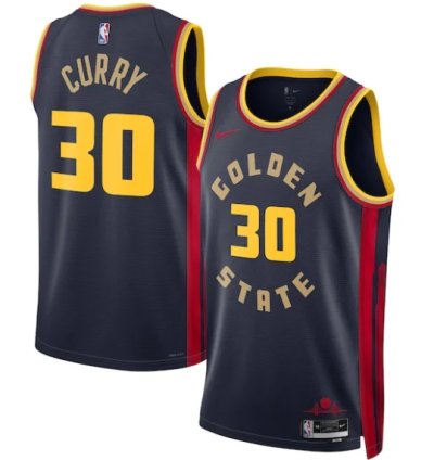 Stephen Curry Golden State Warriors Nike Unisex 202425 Swingman Player Jersey - City Edition - Navy