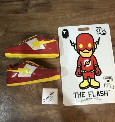 Bape Dc Comic Flash