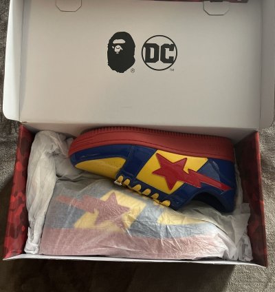 Bape Dc Comics Superman Bapesta Low M1