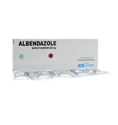 Albendazole 400 Mg For Parasitic Worm Infections