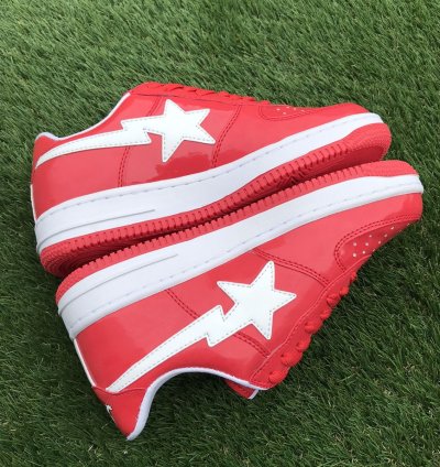 Bape Gostbusters Red Patent Leather