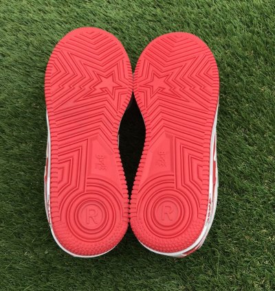 Bape Gostbusters Red Patent Leather
