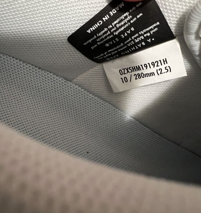 Bape Jjjjound Bapesta