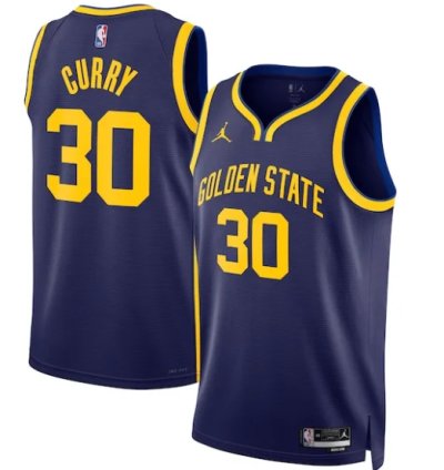 Stephen Curry Golden State Warriors Jordan Brand Unisex Swingman Jersey - Statement Edition - Navy