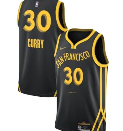 Stephen Curry Golden State Warriors Nike Unisex 202324 Swingman Jersey - Black - City Edition