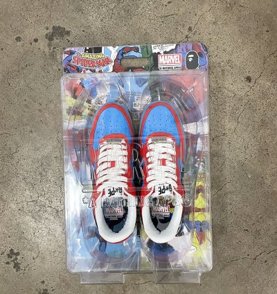 Bape Marvel Comics Spider Man Bapesta