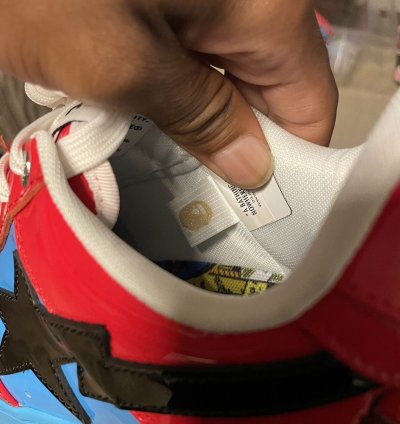 Bape Marvel Comics Spider Man Bapesta