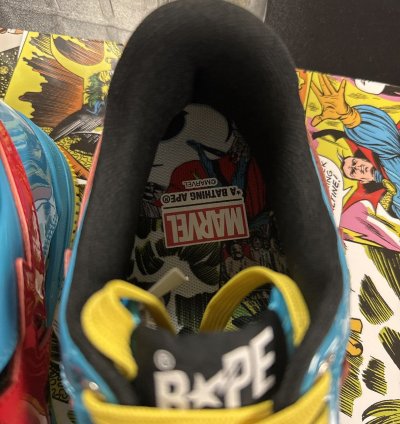 Bape Marvel Dr Strange Bapesta