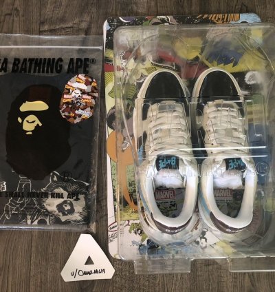 Bape Marvel Rocket Raccoon Bapesta