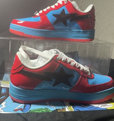 Bape Marvel Spider Man Bapesta