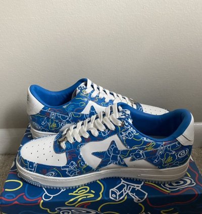 Bape Medicom Toy Bearbrick Blue Camo Bape Sta Low Size 12