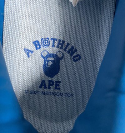 Bape Medicom Toy Bearbrick Blue Camo Bape Sta Low Size 12