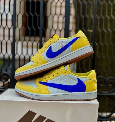 Jordan 1 Retro Low Og Sp Travis Scott Canary