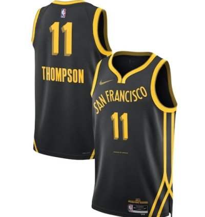 Klay Thompson Golden State Warriors Nike Unisex 202324 Swingman Jersey - Black - City Edition