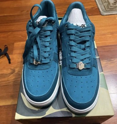 Bape Mint Green Sta 3 M1 Sneakers