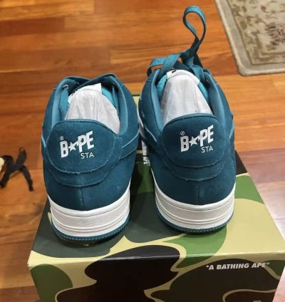 Bape Mint Green Sta 3 M1 Sneakers