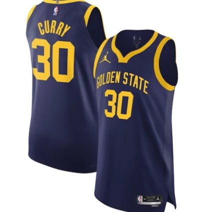 Stephen Curry Golden State Warriors Jordan Brand Authentic Player Jersey - Statement Edition - Royal