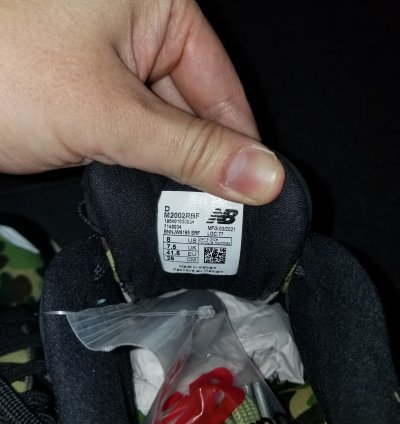Bape New Balance 2002r Black Camo