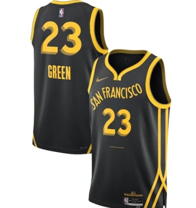 Draymond Green Golden State Warriors Nike Unisex 202324 Swingman Jersey - Black - City Edition