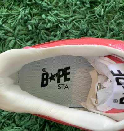 Bape Pink Bapestas
