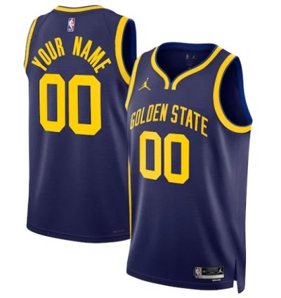 Golden State Warriors Jordan Brand Unisex 202223 Swingman Custom Jersey - Statement Edition - Blue