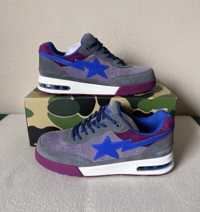 Bape Road Sta M2 Sneakers In Purple Blue