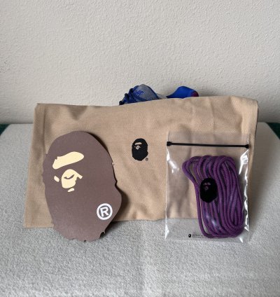 Bape Road Sta M2 Sneakers In Purple Blue
