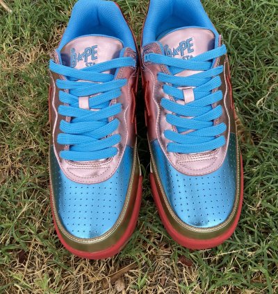 Bape Road Sta Metallic Pink