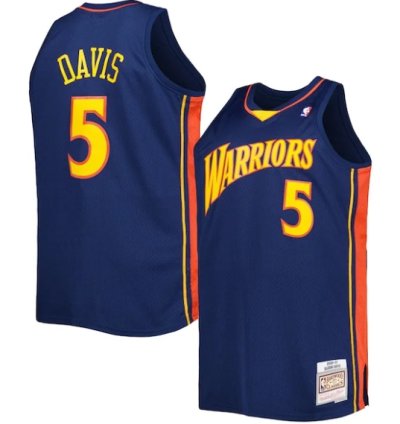 Baron Davis Golden State Warriors Big Tall Hardwood Classics 200607 Swingman Jersey - Navy