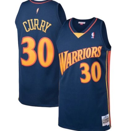 Stephen Curry Golden State Warriors 200910 Big Tall Hardwood Classics Swingman Jersey - Navy