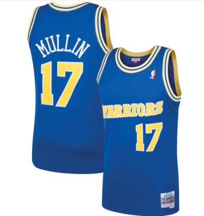 Chris Mullin Golden State Warriors 199394 Hardwood Classics Swingman Jersey - Royal