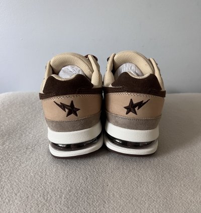 Bape Roadsta Sneakers In Beige Brown