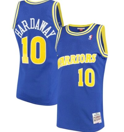 Tim Hardaway Golden State Warriors 199091 Hardwood Classics Swingman Jersey - Royal