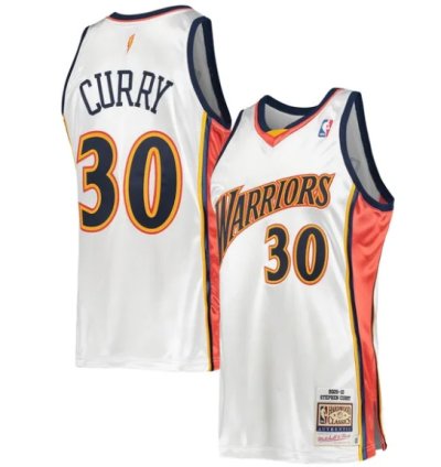 Stephen Curry Golden State Warriors 200910 Hardwood Classics Authentic Jersey - White
