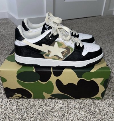 Bape Sk8 Camo Sneakers