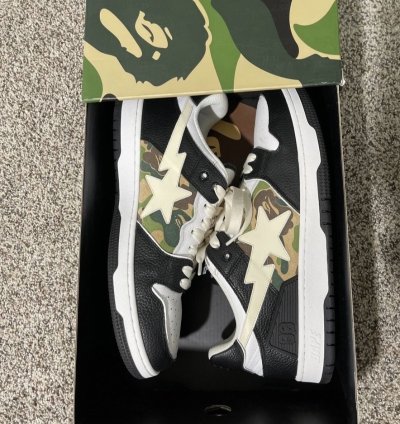 Bape Sk8 Camo Sneakers