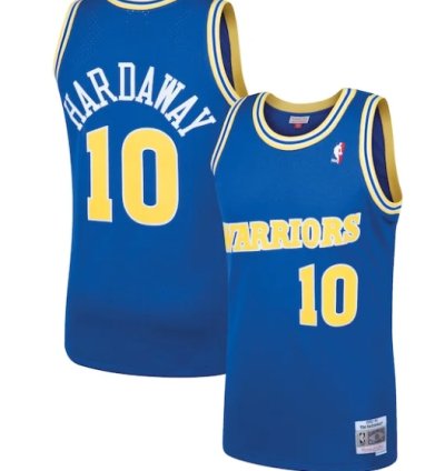 Tim Hardaway Golden State Warriors 199091 Hardwood Classics Swingman Jersey - Royal