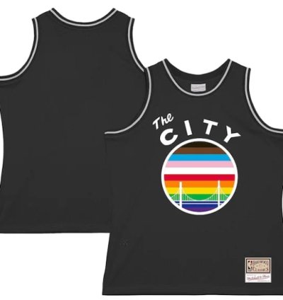 Golden State Warriors Hardwood Classic Pride Jersey - Black