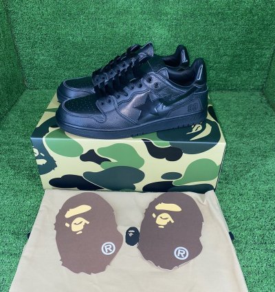 Bape Sk8 Sta 3 Black Size 9 5