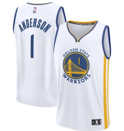 Kyle Anderson Golden State Warriors Fast Break Player Jersey - Association Edition - White