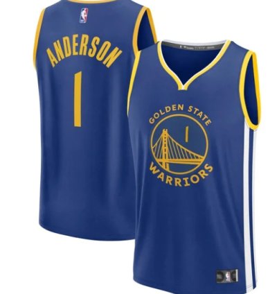 Kyle Anderson Golden State Warriors Fast Break Player Jersey - Icon Edition - Royal